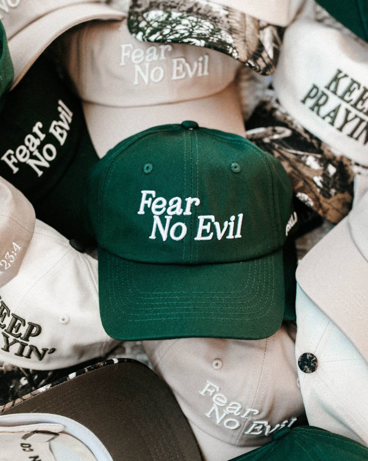 Fear No Evil - Psalm 23:4 Classic Baseball Hat – Conviction Co