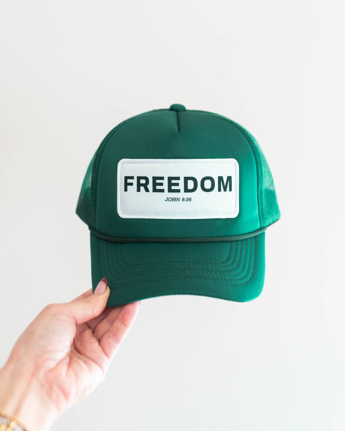 FREEDOM John 8:36 Foam/Mesh Trucker Hat