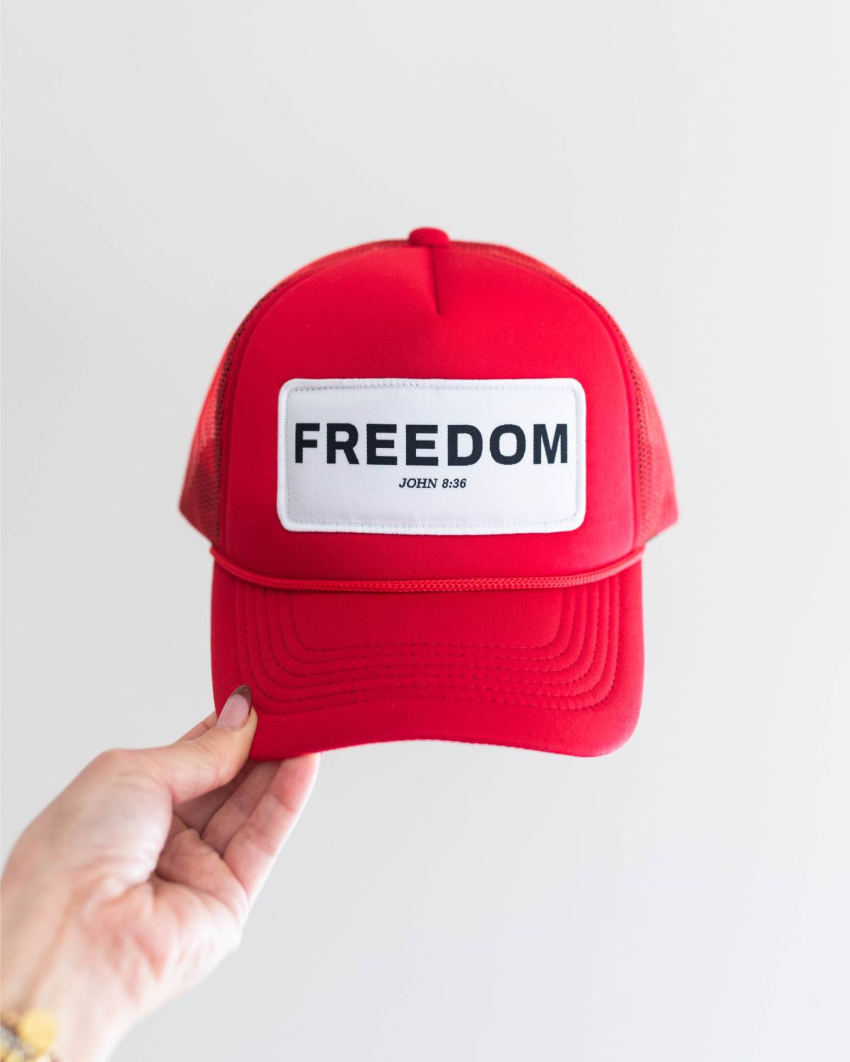 FREEDOM John 8:36 Foam/Mesh Trucker Hat