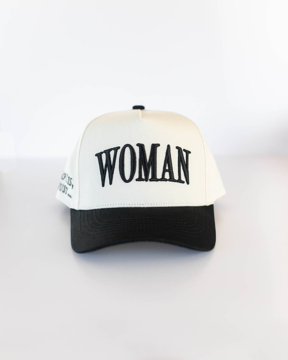 No Cis Just WOMAN - High Profile Trucker Hat