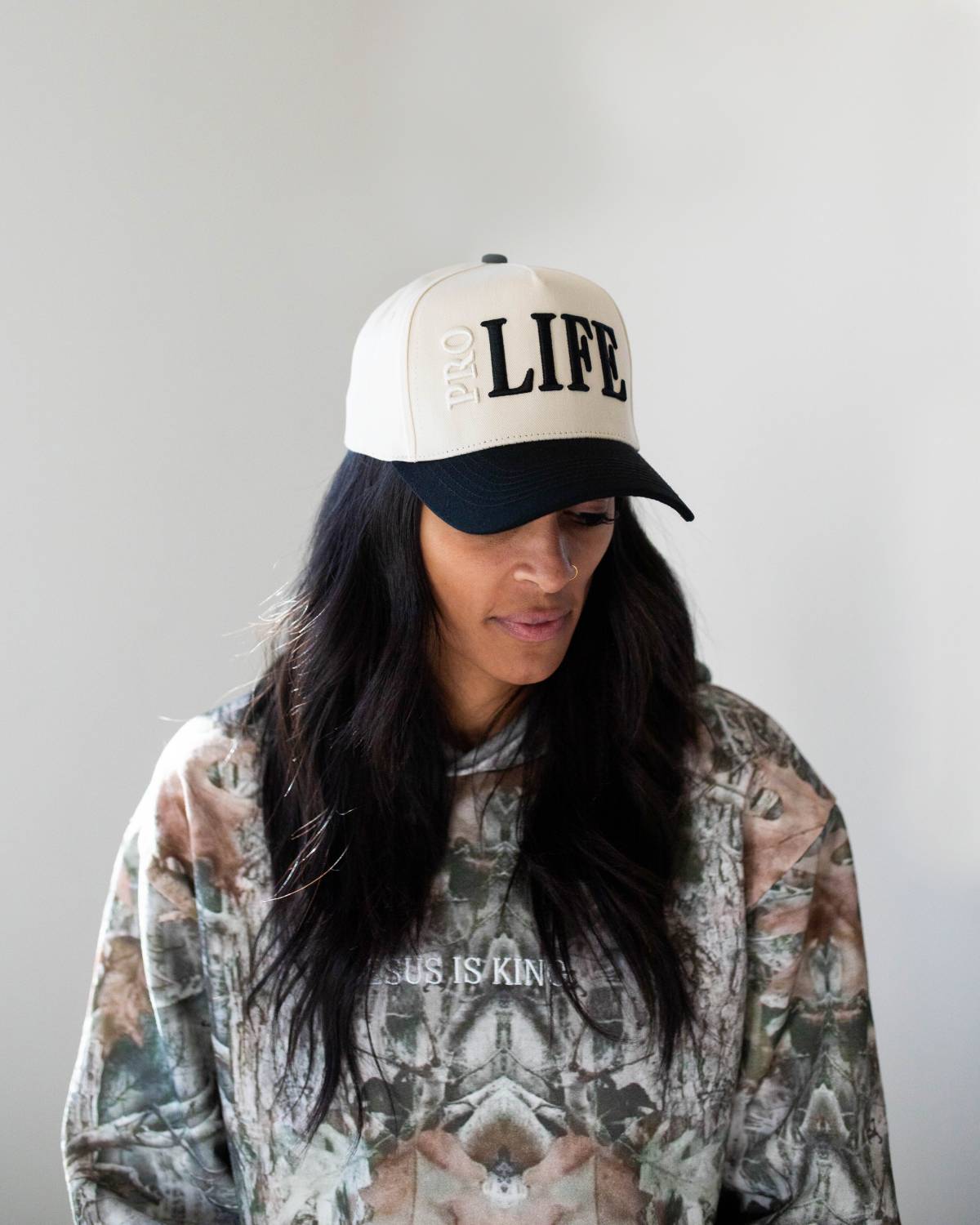 Save the Babies Baseball Hat - Khaki & White – Conviction Co